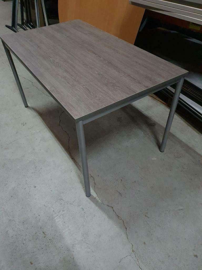 ACTIE bureaublad / tafelblad 120x80 Logan Oak, 25mm melamine, VST, Nieuw, Info@vstkantoormeubilair.nl, Industriestraat 5