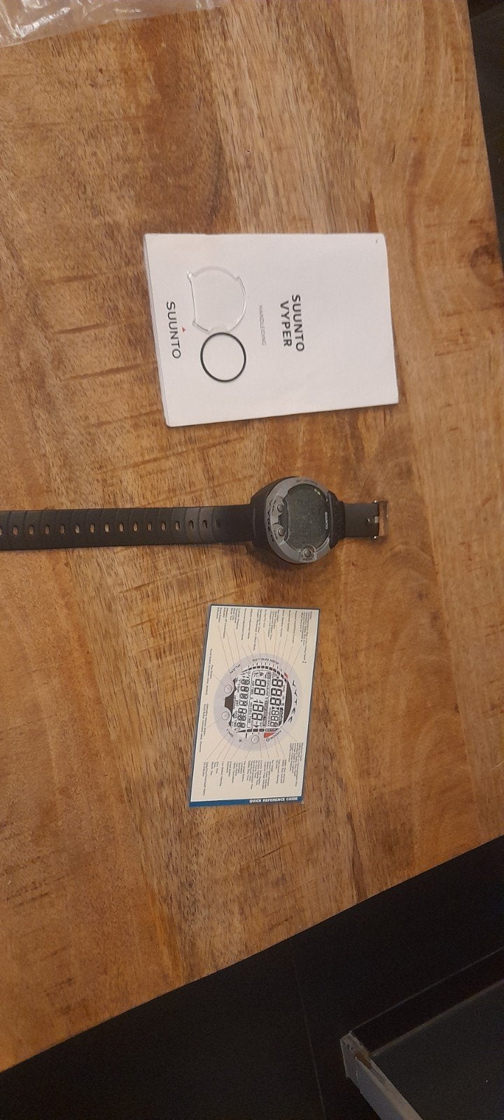Suunto vyper duikcomputer / nieuwe bat., Watersport en Boten, Duiken, Ophalen of Verzenden, Zo goed als nieuw, Duikcomputer