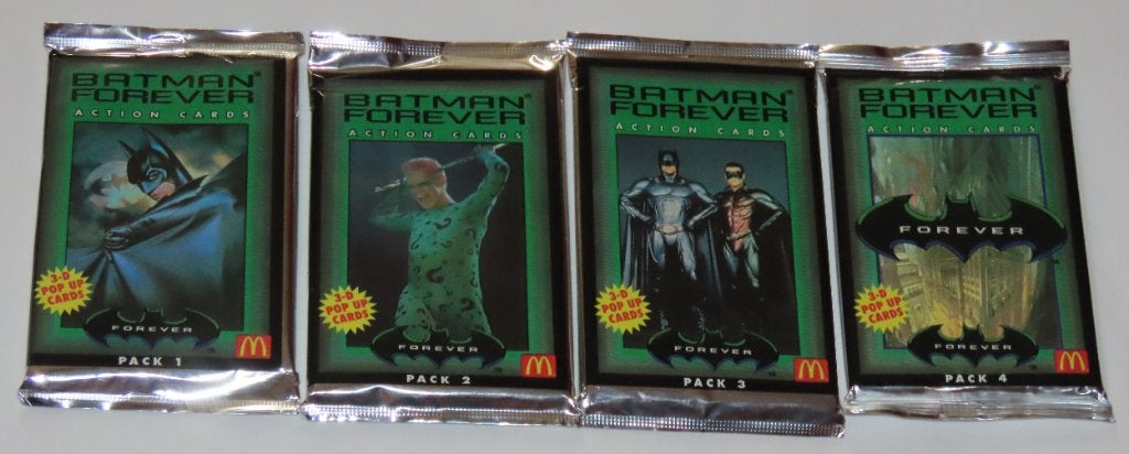 McDonalds Batman forever 3-d pop up cards australia 1995, Ophalen of Verzenden, Nieuw, Film, Overige typen