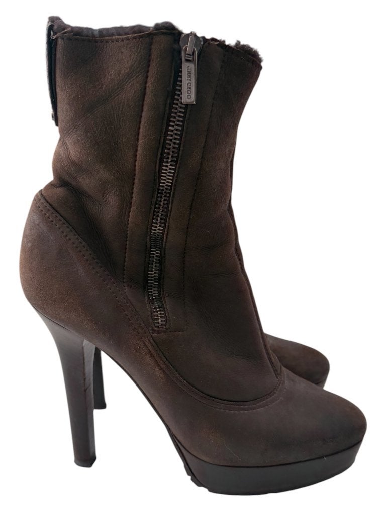 Jimmy Choo laarzen 40, Hoge laarzen, Zwart, Ophalen of Verzenden, Zo goed als nieuw
