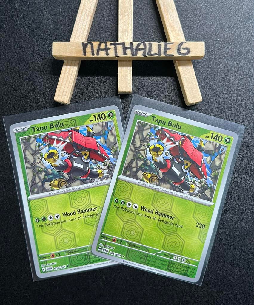 Tapu Bulu reverse 006/064 Pokemon Shrouded Fable, Ophalen of Verzenden, Nieuw, Losse kaart