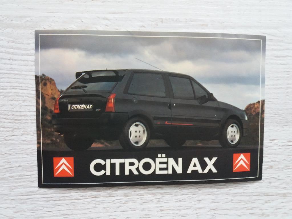 sticker CITROËN AX, Verzamelen, Stickers, Ophalen of Verzenden, Zo goed als nieuw, Auto of Motor