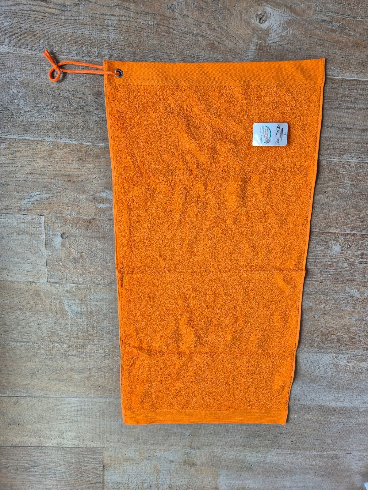 10 oranje handdoeken  50x100cm, nieuw !, Ophalen, Nieuw, Handdoek