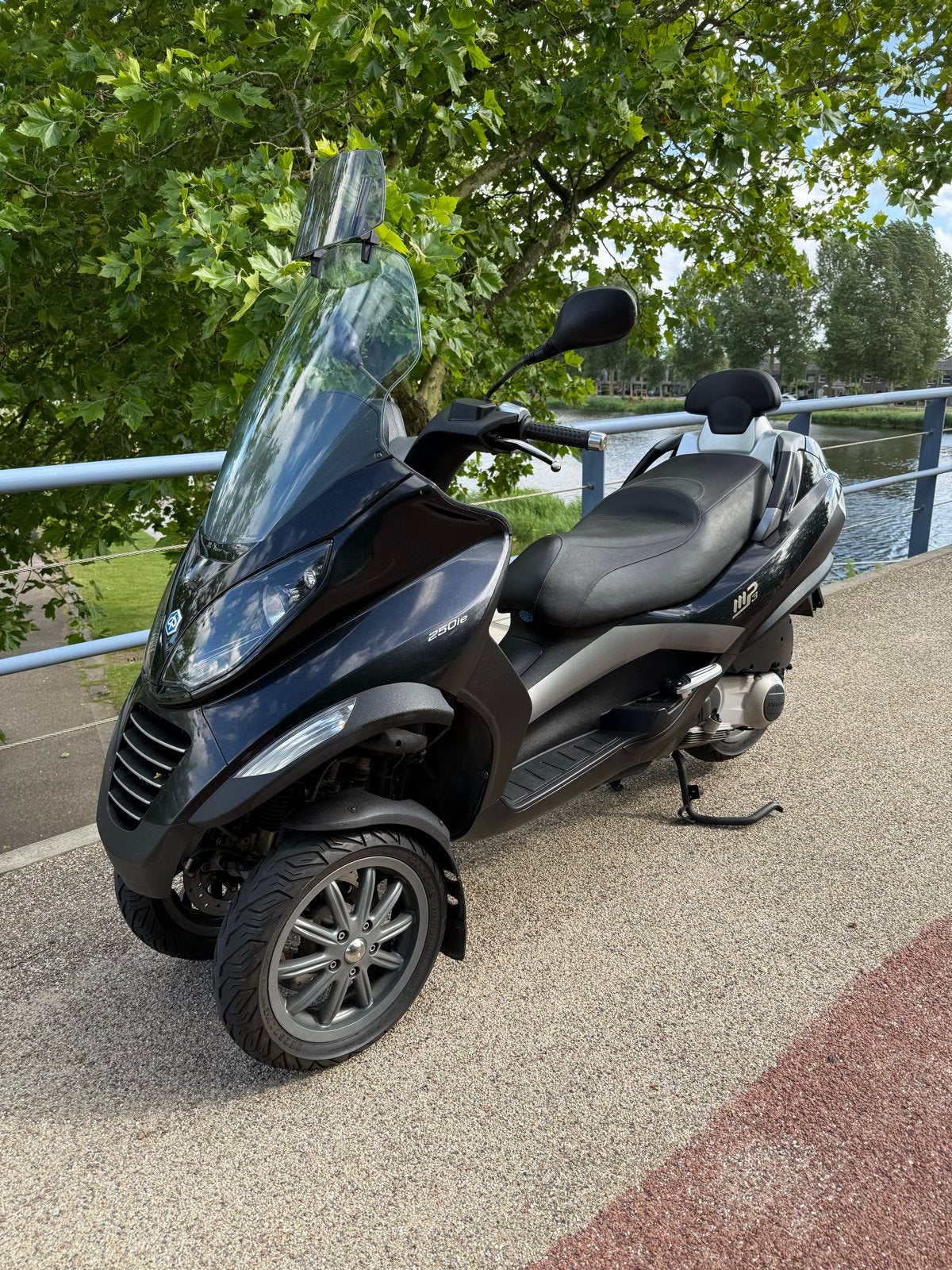 Piaggio MP3 250ie motorscooter - Zwart, 20696 km, Ophalen, 250 cc, Gebruikt, Overige modellen
