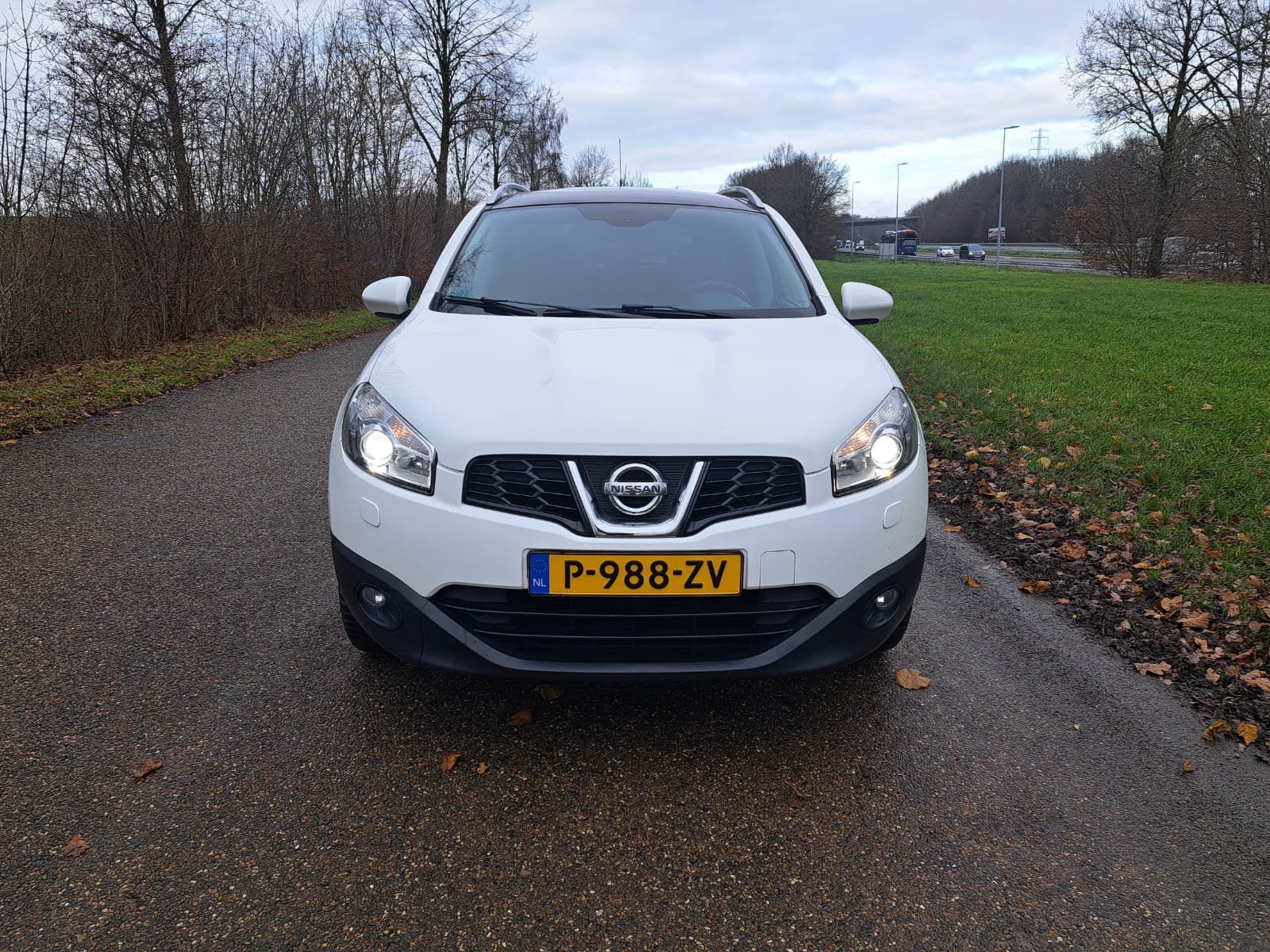 Nissan Qashqai+2 2.0 2WD 2010 2011 Wit, Zwart, 7 stoelen, Wit, Leder
