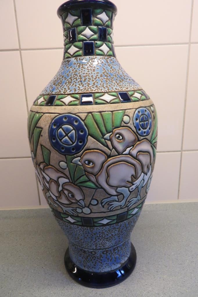 Antieke Amphora vaas, Ophalen