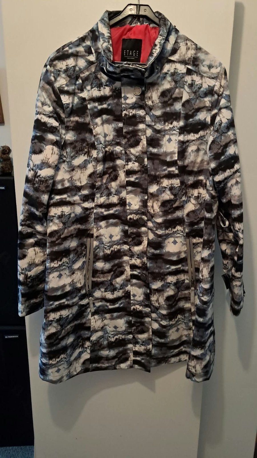 dames  jas, Kleding | Dames, Ophalen, Zo goed als nieuw, Maat 46/48 (XL) of groter, Rood