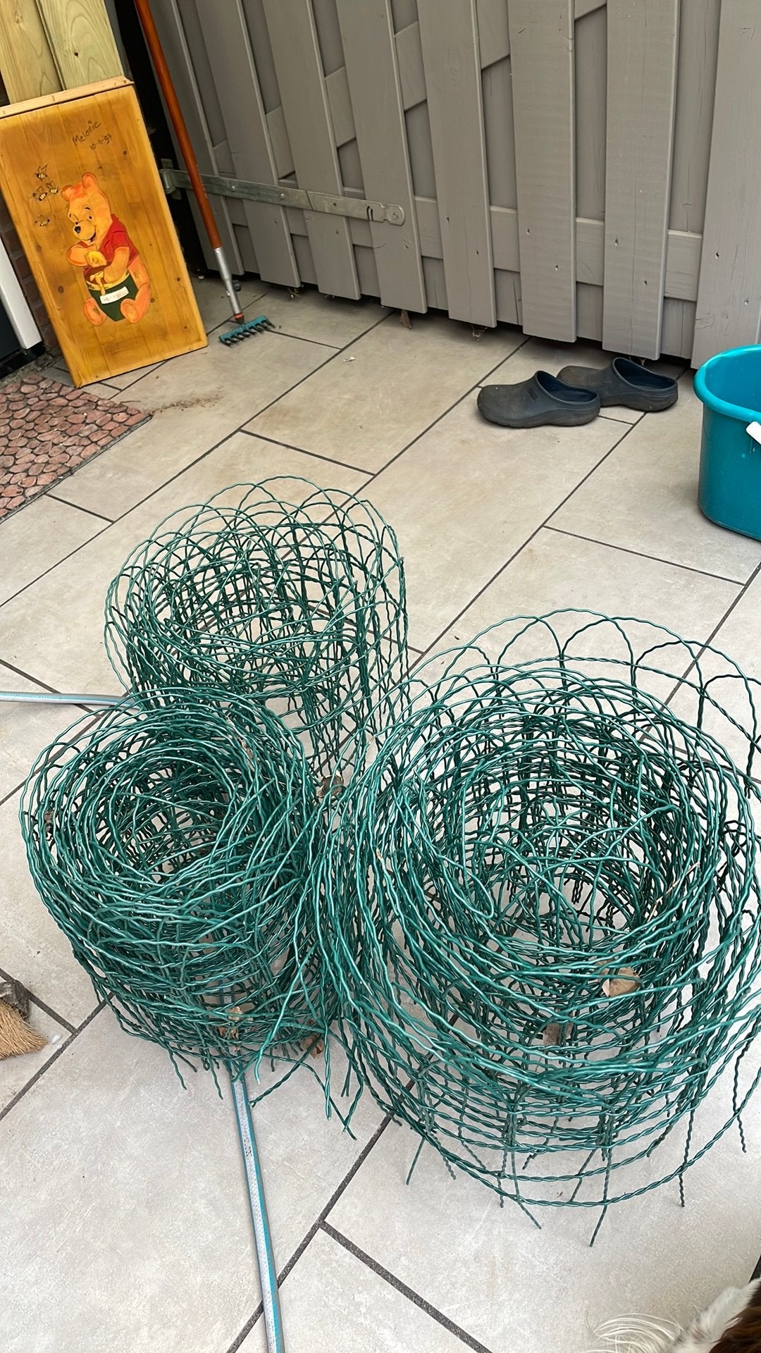Gaas voor afzetten tuin +/- 40cm hoog, Tuin en Terras, Gaas en Draad, Ophalen, Gebruikt, 10 tot 20 meter