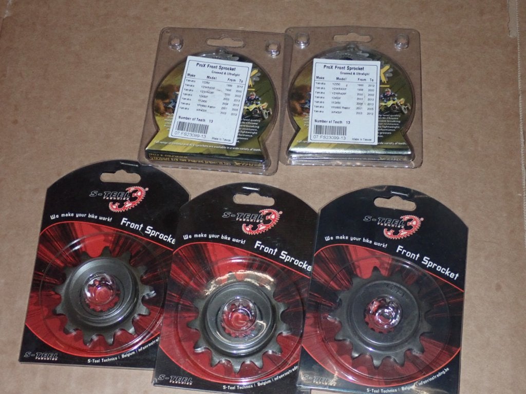 Yamaha YZ250 YZF450 Voortandwiel 13T - 5 Stuks, Motoren, Verzenden
