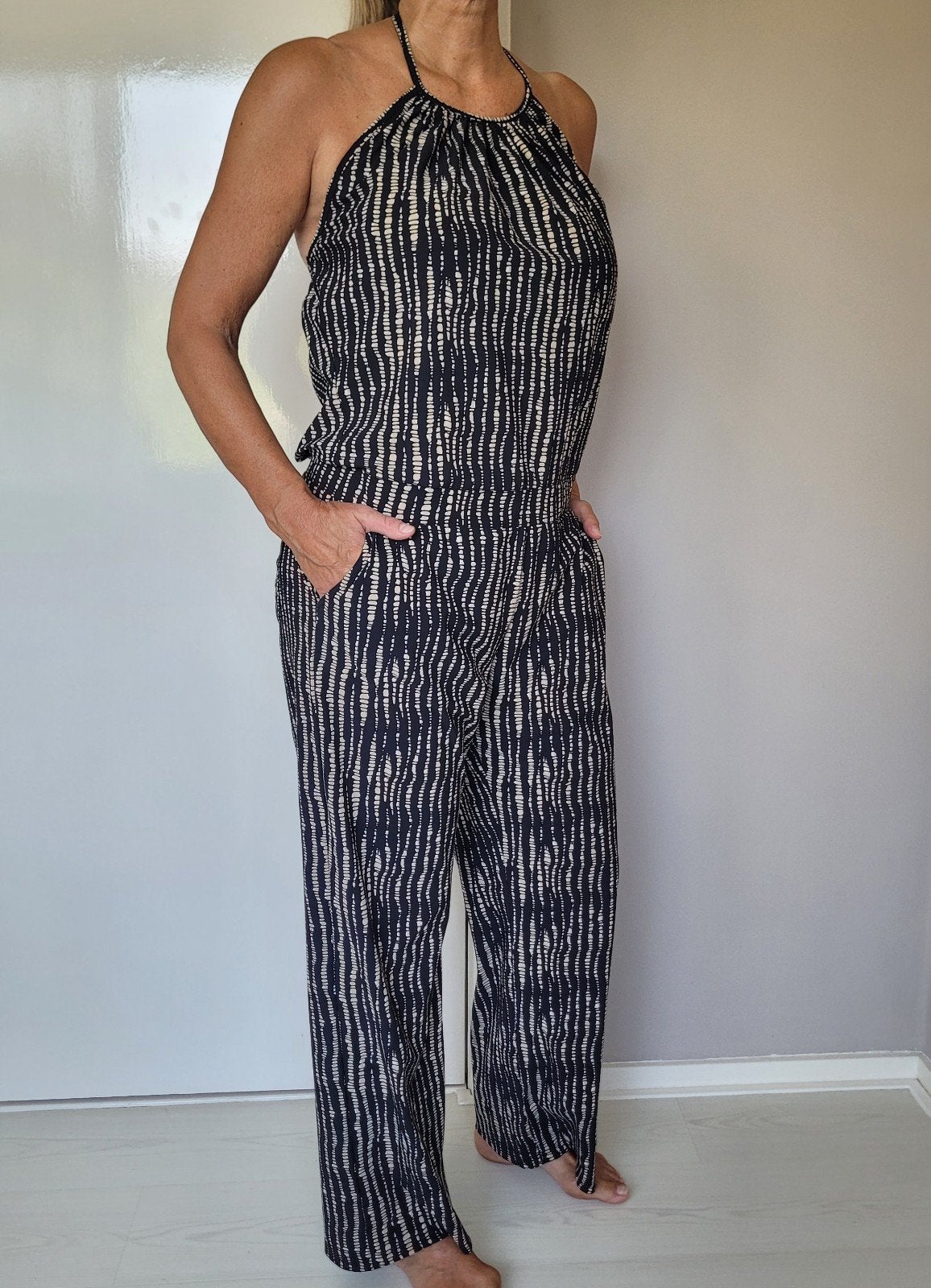Studio Anneloes Cinderella jumpsuit XL Zwart Travelstof, Studio Anneloes, Verzenden, Zwart, Maat 46/48 (XL) of groter