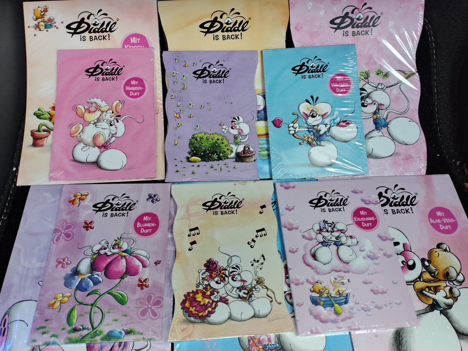 Diddl blaadjes Duitse collectie, Verzamelen, Diddl, Ophalen of Verzenden, Zo goed als nieuw, Papier, Kaart of Schrift