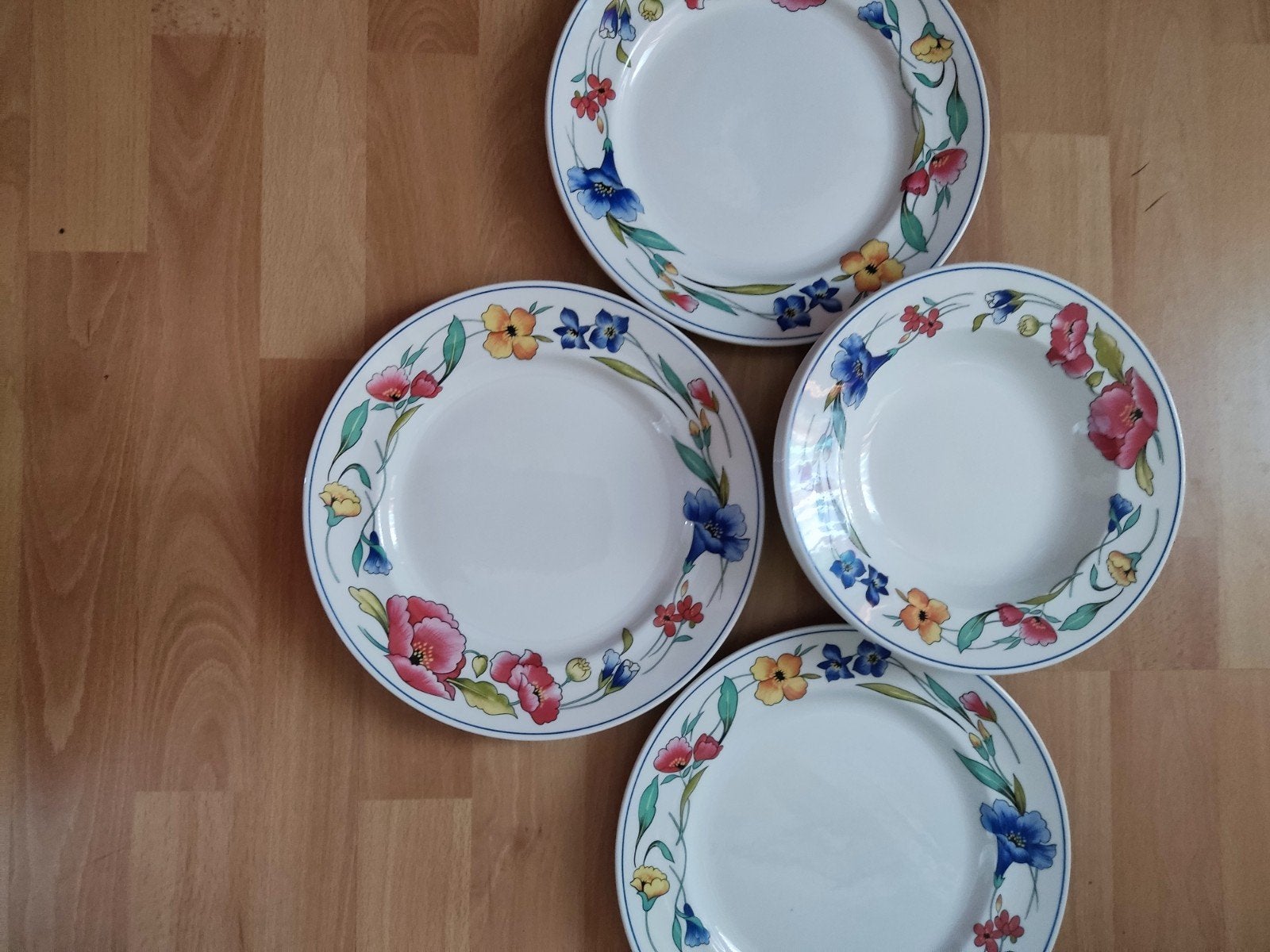 Alpine Meadow borden van Wood & Sons, Made in England, Ophalen of Verzenden, Overige stijlen, Bord(en)