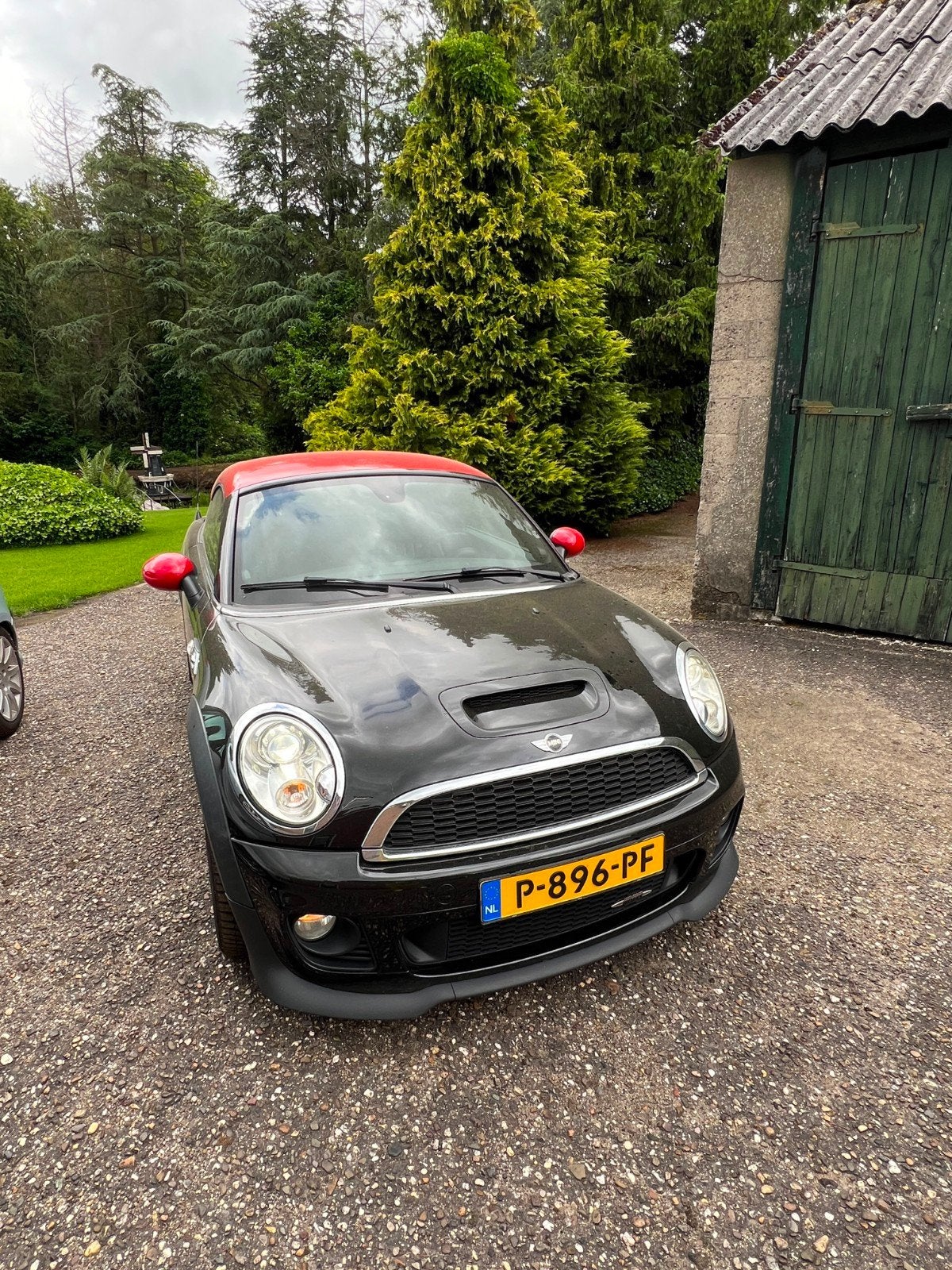 mini coupe jcw 2012, Voorwielaandrijving, Euro 5, Zwart, Leder