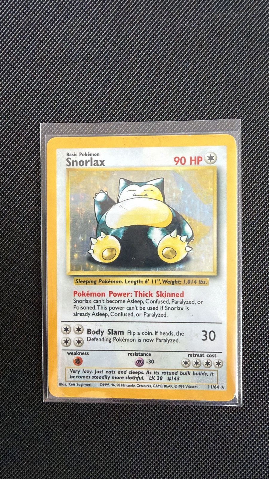 Snorlax - No Set Symbol, Ophalen of Verzenden, Gebruikt, Losse kaart