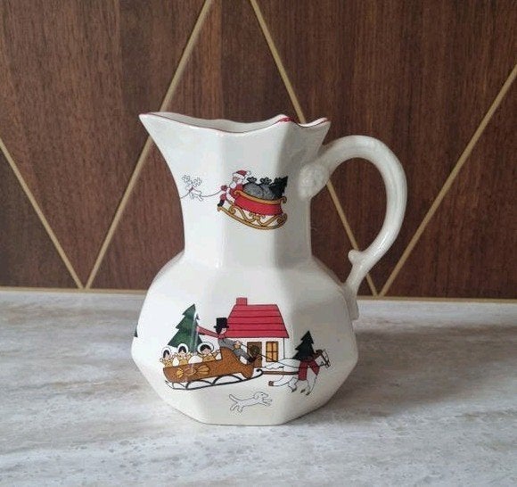 Mason's Christmas Village Kannetje - Perfecte Staat (1983), Ophalen of Verzenden, Zo goed als nieuw