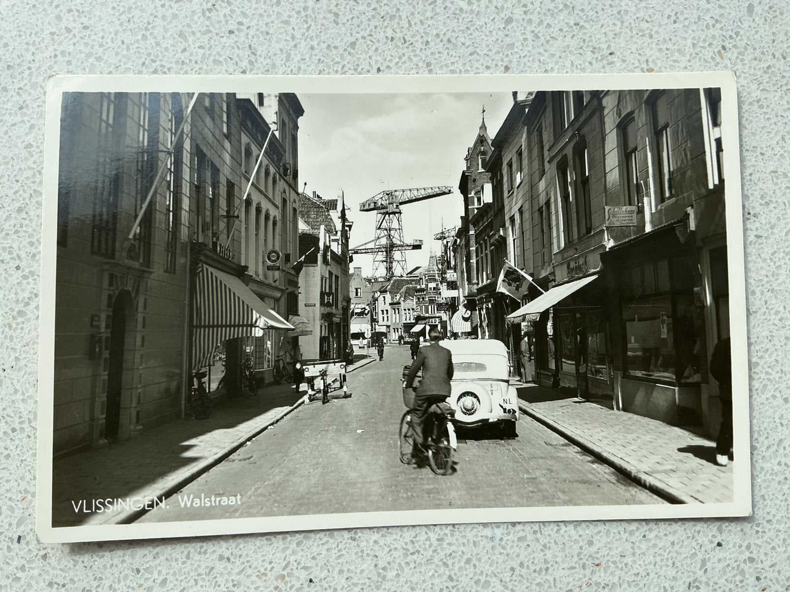 Vlissingen Walstraat tussen Nieuwstraat en Groenewoud, Verzenden, 1940 tot 1960, Ongelopen, Zeeland