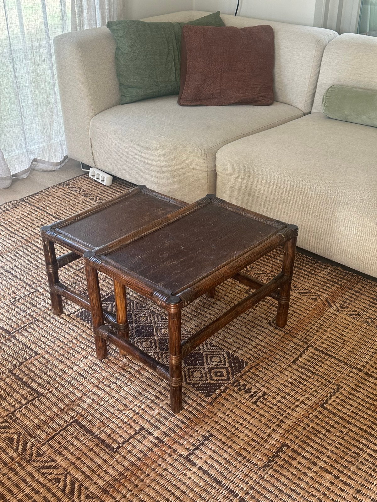 bijzettafels (set van 2), Huis en Inrichting, Ophalen, Minder dan 45 cm, Minder dan 55 cm, Gebruikt