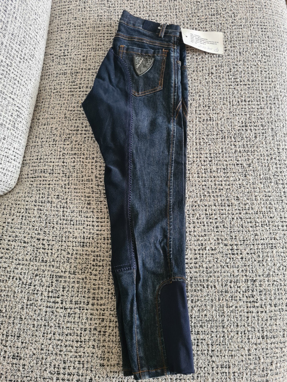 4 Ever Horses Paardrijbroek / jeans Maat 140 Nieuw!, Dieren en Toebehoren, Paardrijkleding, Blauw, Dressuur, Overige merken, Nieuw
