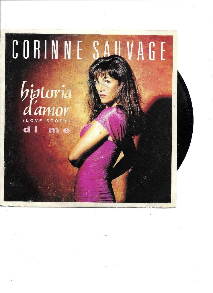 Single Corinne Sauvage - Historia d'amor, Ophalen of Verzenden, Gebruikt, Pop