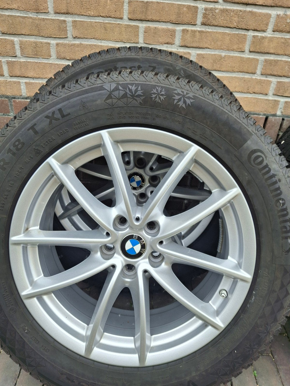 BMW X3 (G01) originele velgen met winterbanden, Auto-onderdelen, Ophalen, 18 inch, Gebruikt, Banden en Velgen