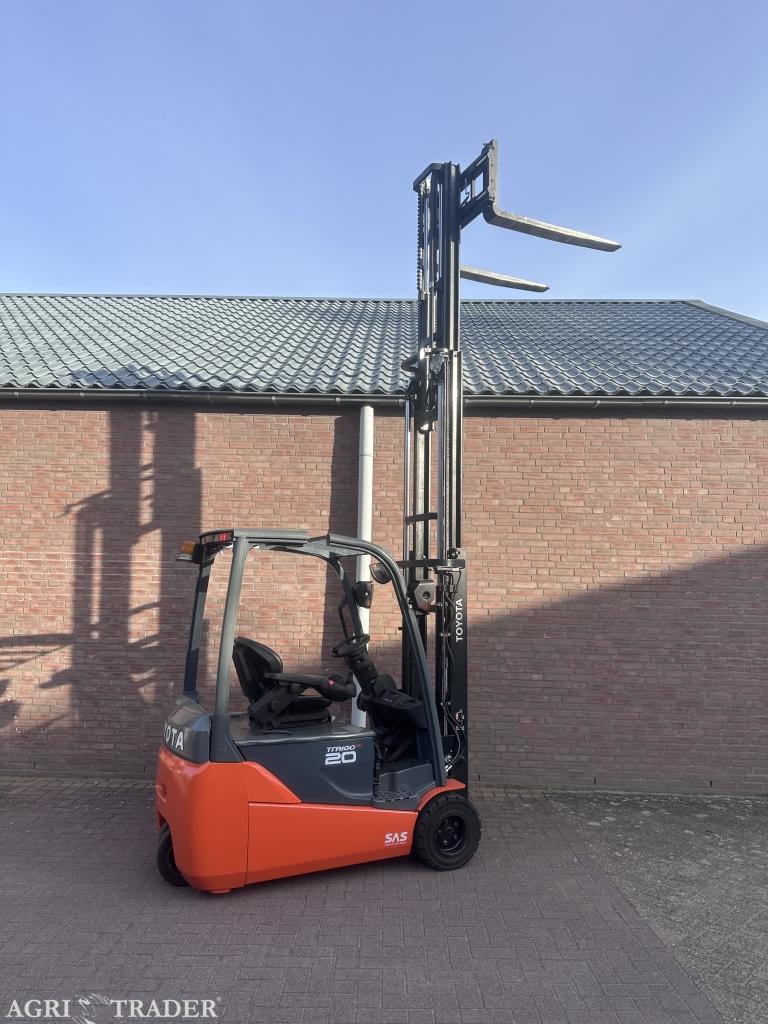 Toyota 8FBET20 2000kg triplo 2021 elektrische heftruck, -, Niet opgegeven, Heftruck, Ophalen of Verzenden