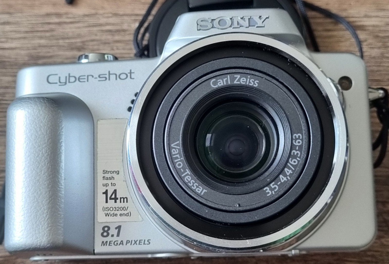 Sony Cybershot DSC-H3 Compactcamera - 8.1 MP, Carl Zeiss len