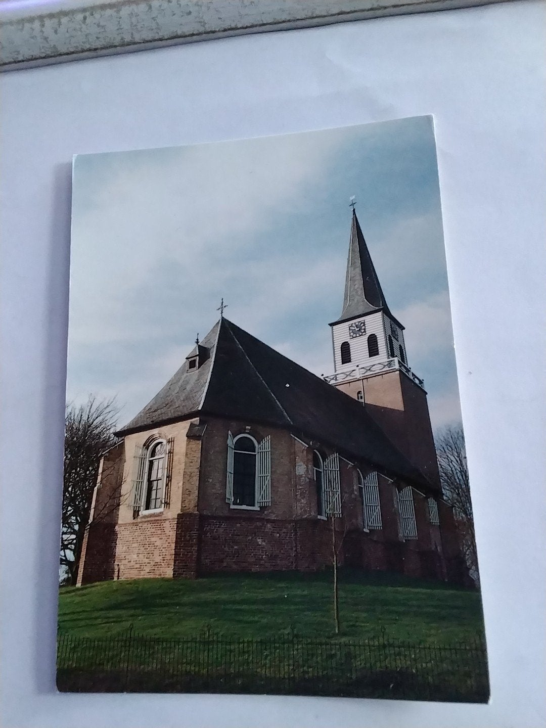 Oude Ansichtkaart Ned. Herv. Kerk Wolvega, Friesland, Ophalen of Verzenden