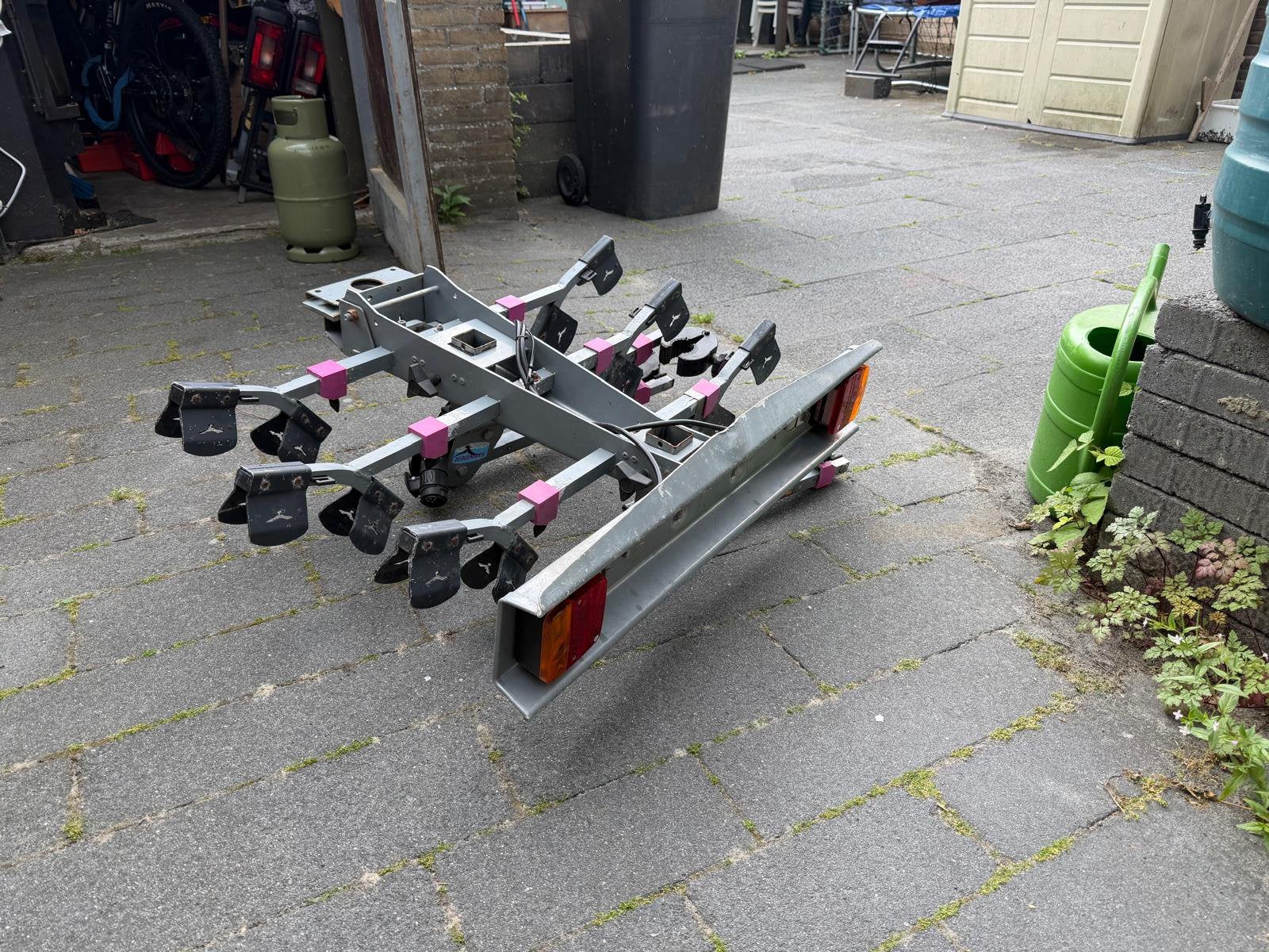 Fietsendrager voor 3 fietsen, Ophalen, Zo goed als nieuw, Trekhaakdrager