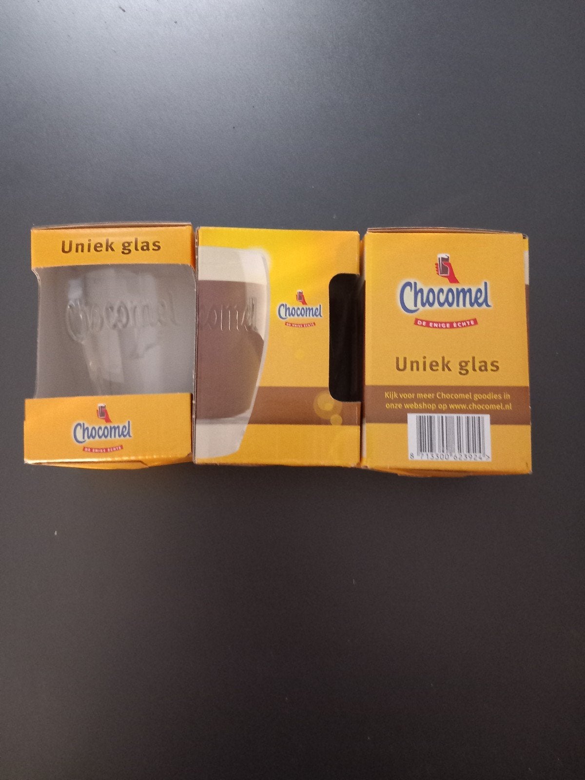 Chocomel Uniek Glas - Nieuw in Doos, Ophalen of Verzenden, Nieuw