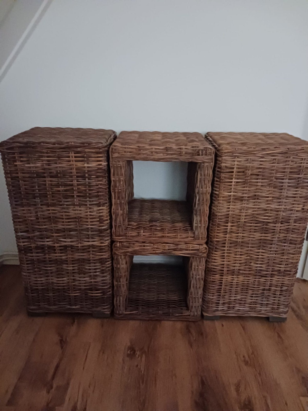 Rotan kubussen set, Ophalen, Gebruikt