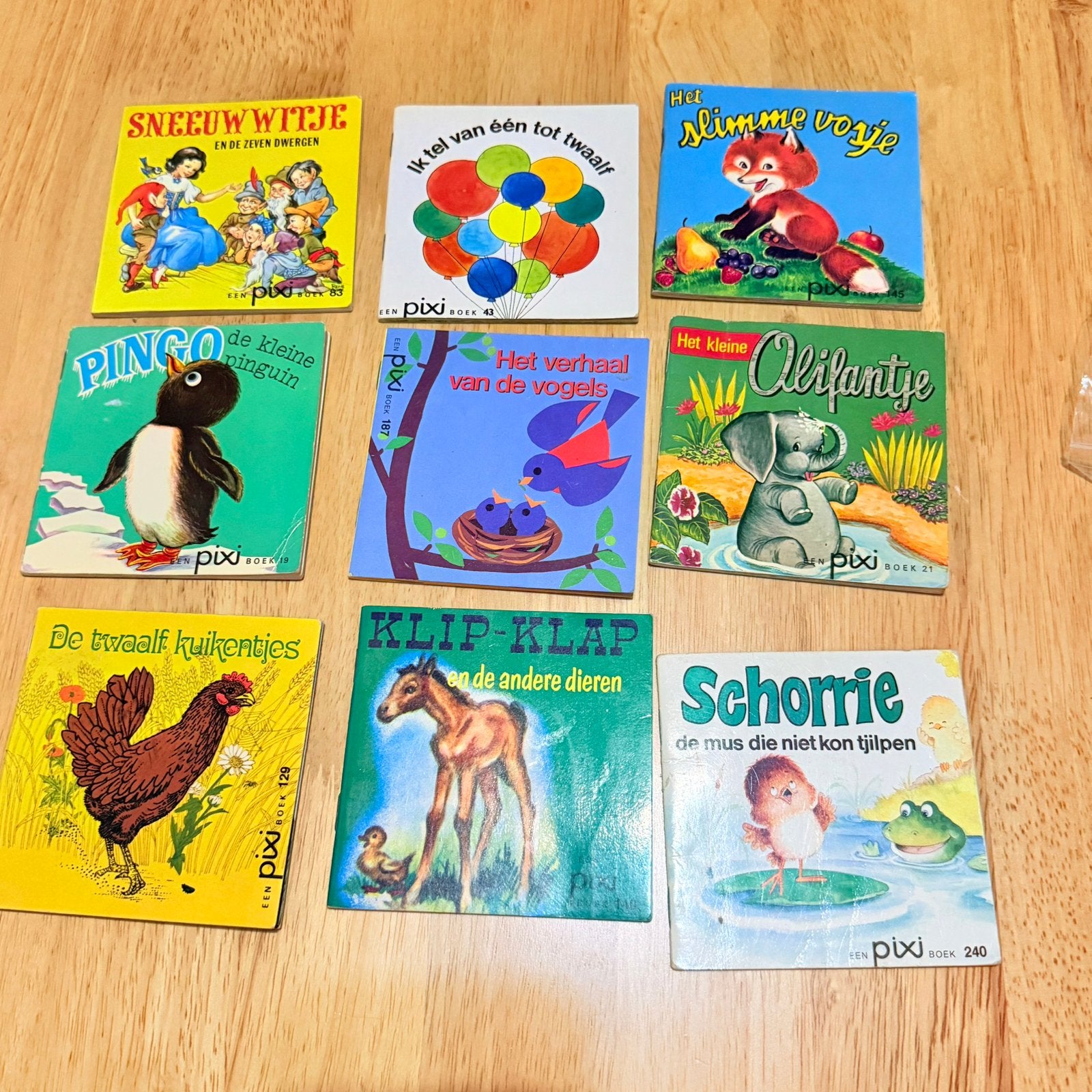 9 Pixi boekjes - retro, Ophalen, Zo goed als nieuw