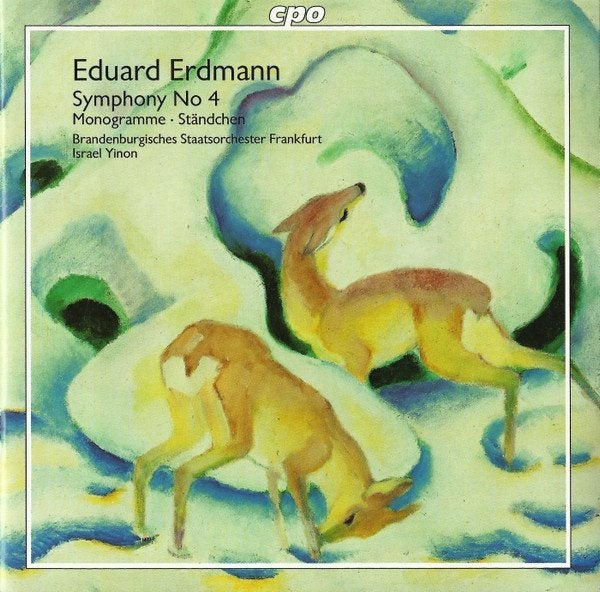 ERDMANN Symphony no. 4 CD YINON CPO NIEUWSTAAT, Ophalen of Verzenden, Modernisme tot heden, Zo goed als nieuw, Orkest of Ballet