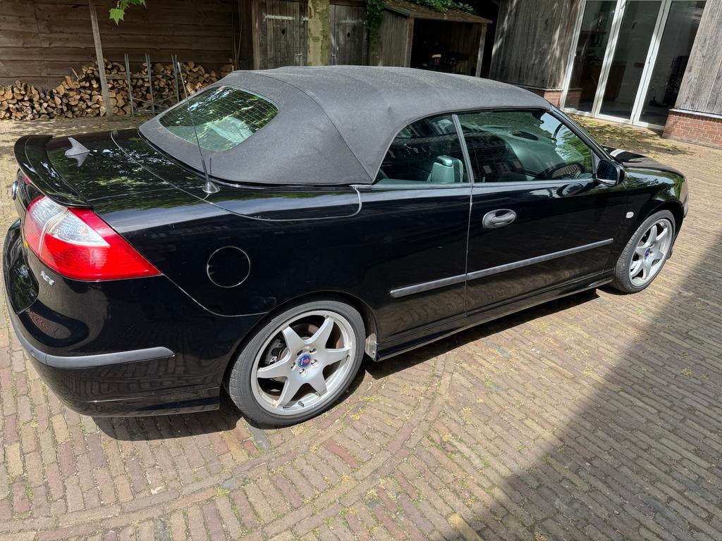 Saab 2005 Zwart, 1998 cc, Cabriolet, 4 stoelen, Zwart