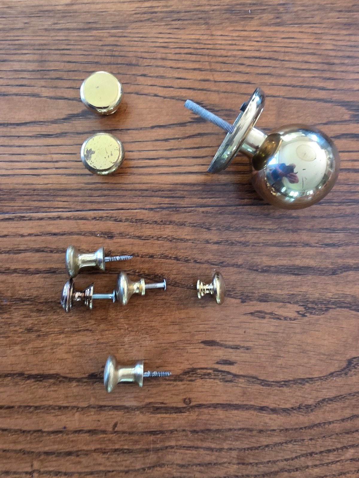 Diverse messing deurbeslag en haken, Doe-het-zelf en Verbouw, Ophalen of Verzenden, Gebruikt, Koper of Messing, Overige typen