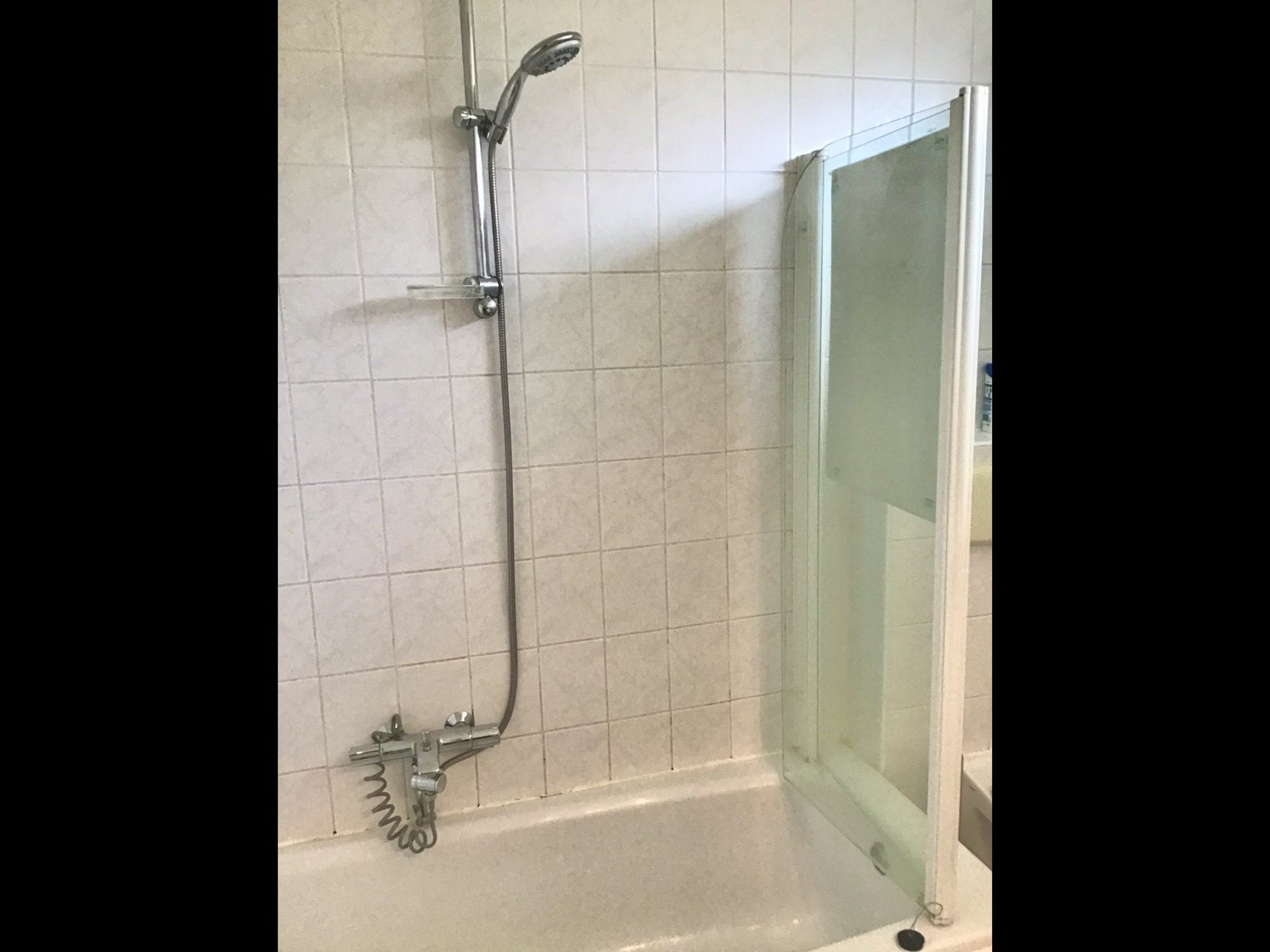 Grohe bad/douchekraan met douchekop en stang.  € 25,-, Ophalen, Gebruikt