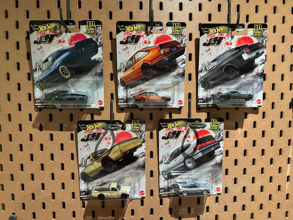 Hot wheels Japan historics 5 car set, Ophalen of Verzenden, Nieuw, Auto