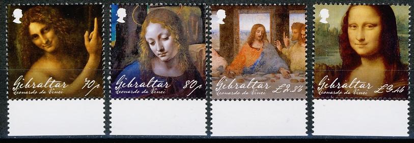 Gibraltar 1929/32 Da Vinci 2019 postfris, Postzegels en Munten, Ophalen of Verzenden, Postfris
