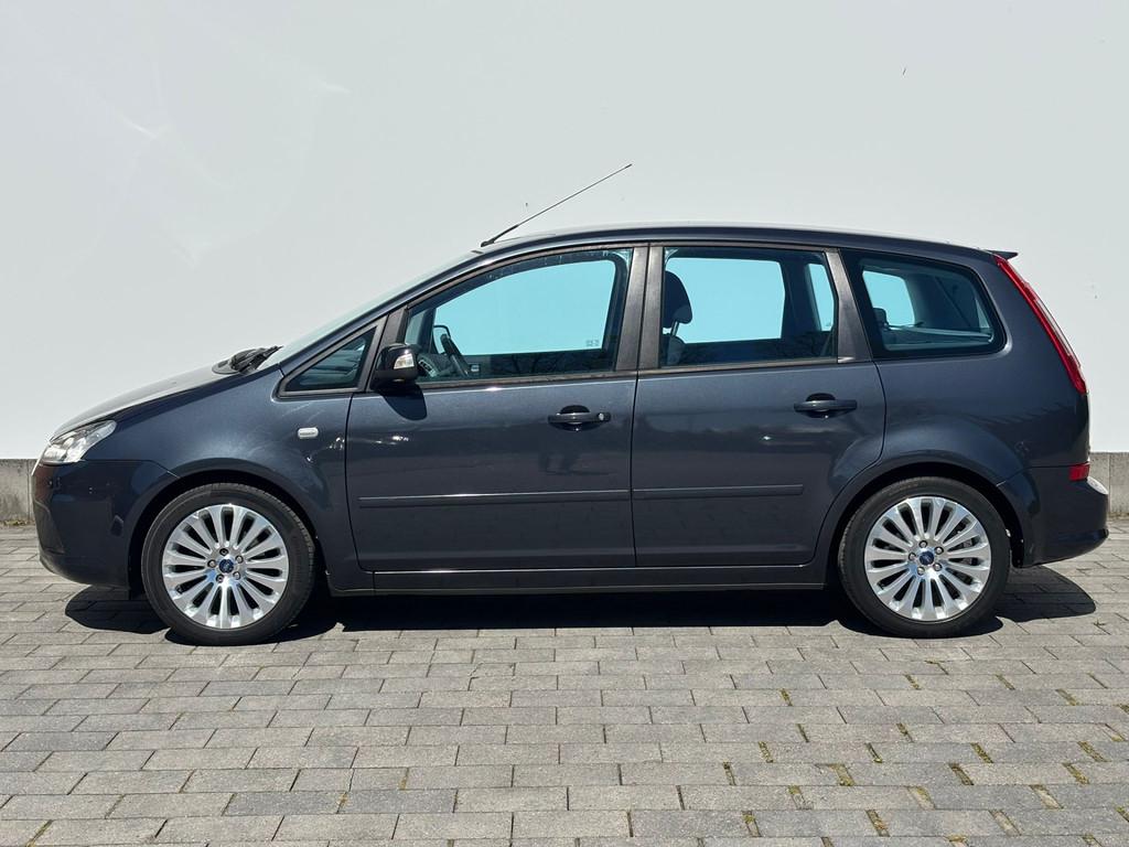 Ford C-MAX 1.8-16V 125 pk Limited | 100% dealer onderh.| 1e, Gebruikt, Zwart, 4 cilinders, Handgeschakeld