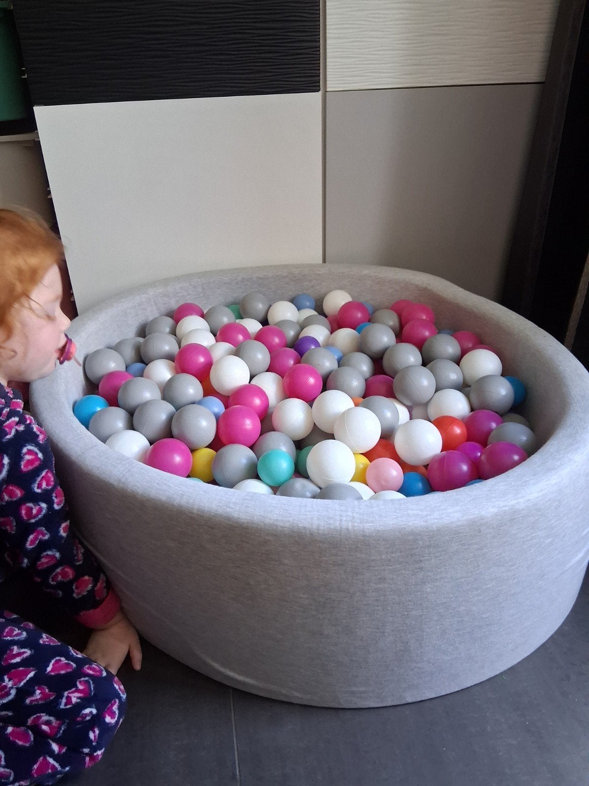 Ballenbak met ballen voor kinderen, Ophalen, Zo goed als nieuw, Jongen of Meisje