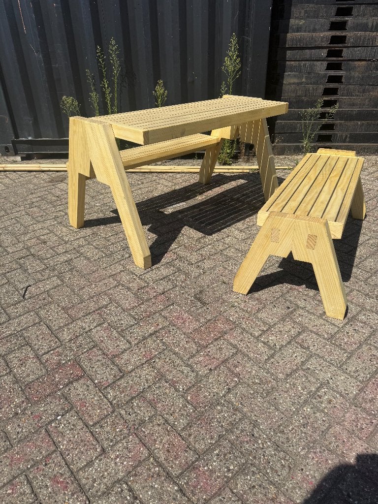tuinmeubel, Ophalen, 4 zitplaatsen, Eettafel, Hardhout