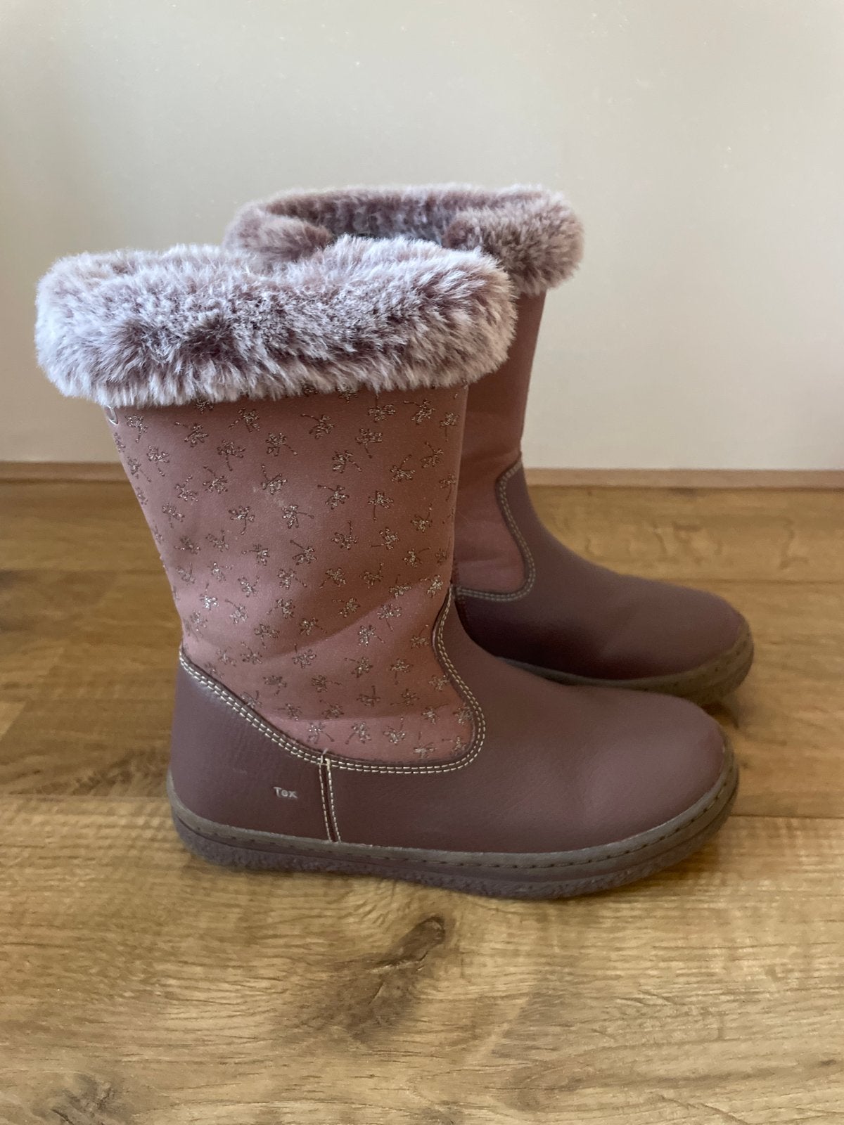 Lamino leren winterlaarzen maat 32 - Zo goed als nieuw, Ophalen of Verzenden, Zo goed als nieuw, Laarzen