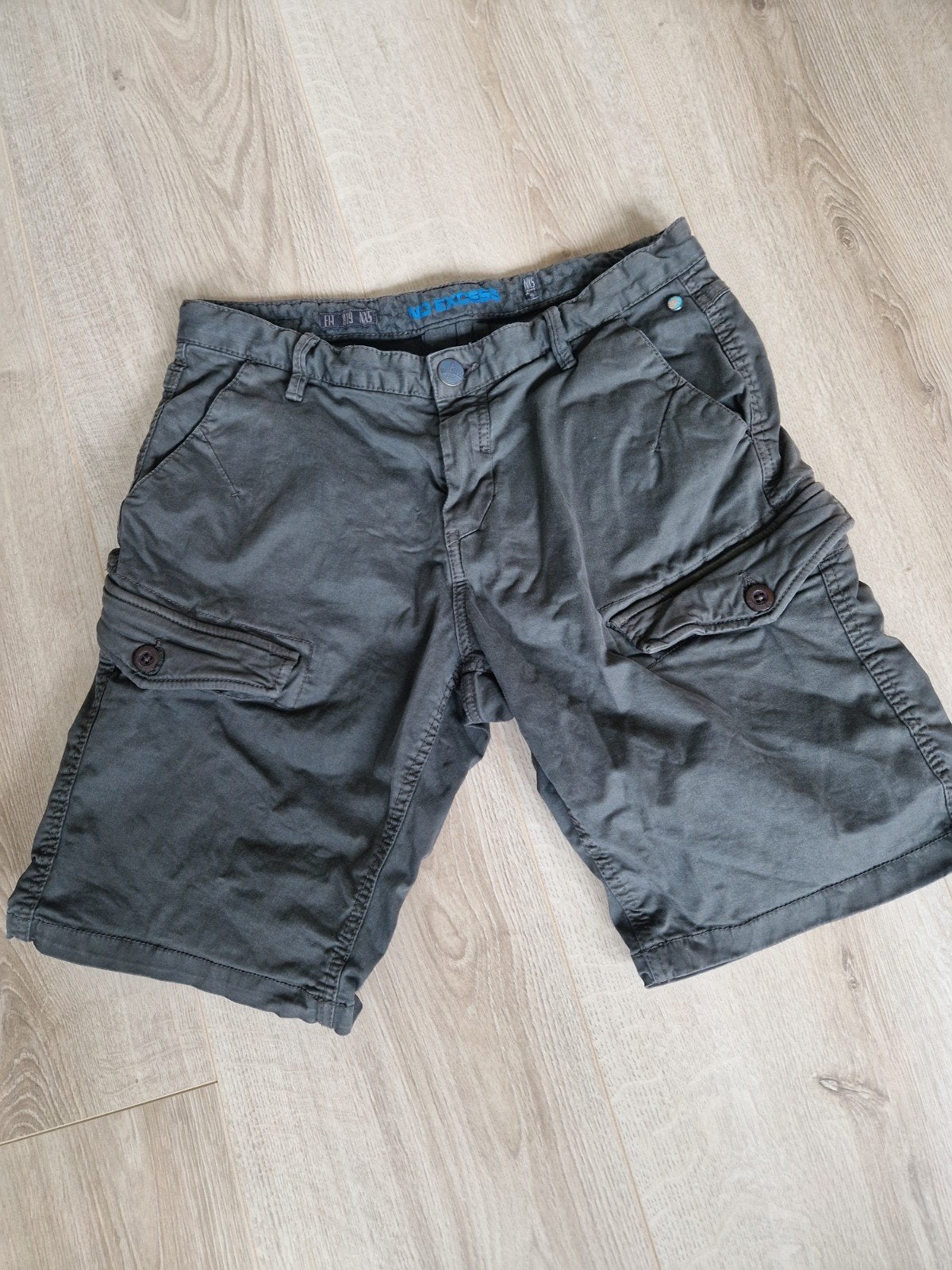 Legergroen NXS by No Excess Cargo Short Maat S Grijs, Ophalen of Verzenden, Zo goed als nieuw, NXS by No Excess, Groen