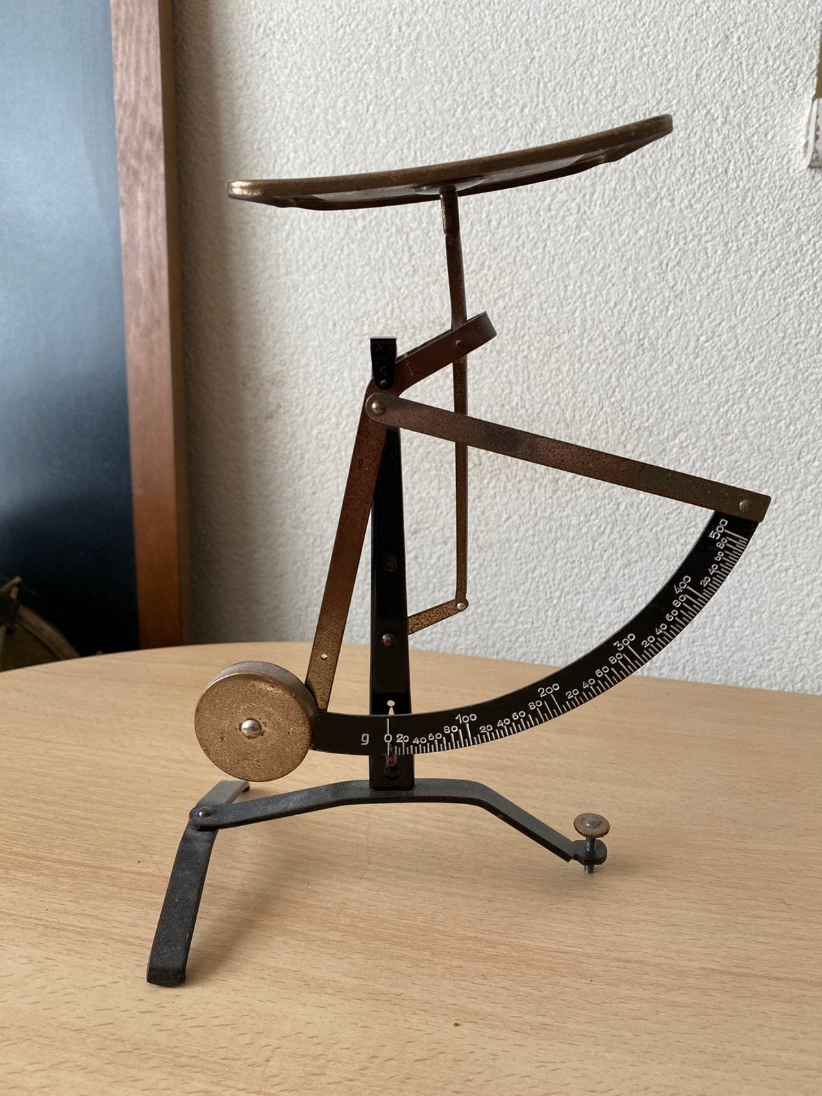 Vintage Briefweger / Postweegschaal (tot 500g), Ophalen of Verzenden