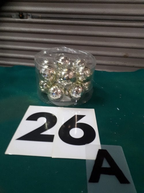 26/a 12x kerstbal, zilver, Ophalen of Verzenden, 'T Olde Gre-j, Info@toldegrej.nl, Endepoelstraat 20f Didam