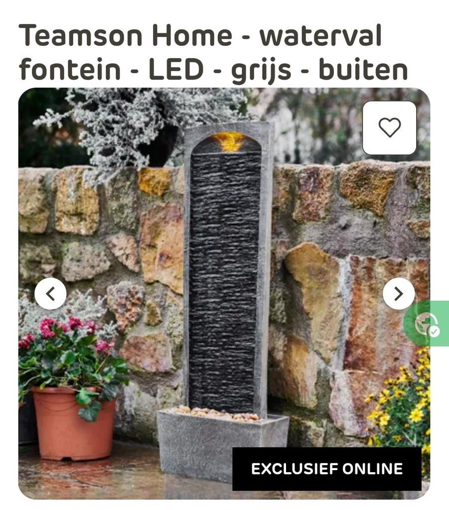 Teamson Home Waterval Fontein - NIEUW IN DOOS, Ophalen, Nieuw, Overige materialen, Waterval