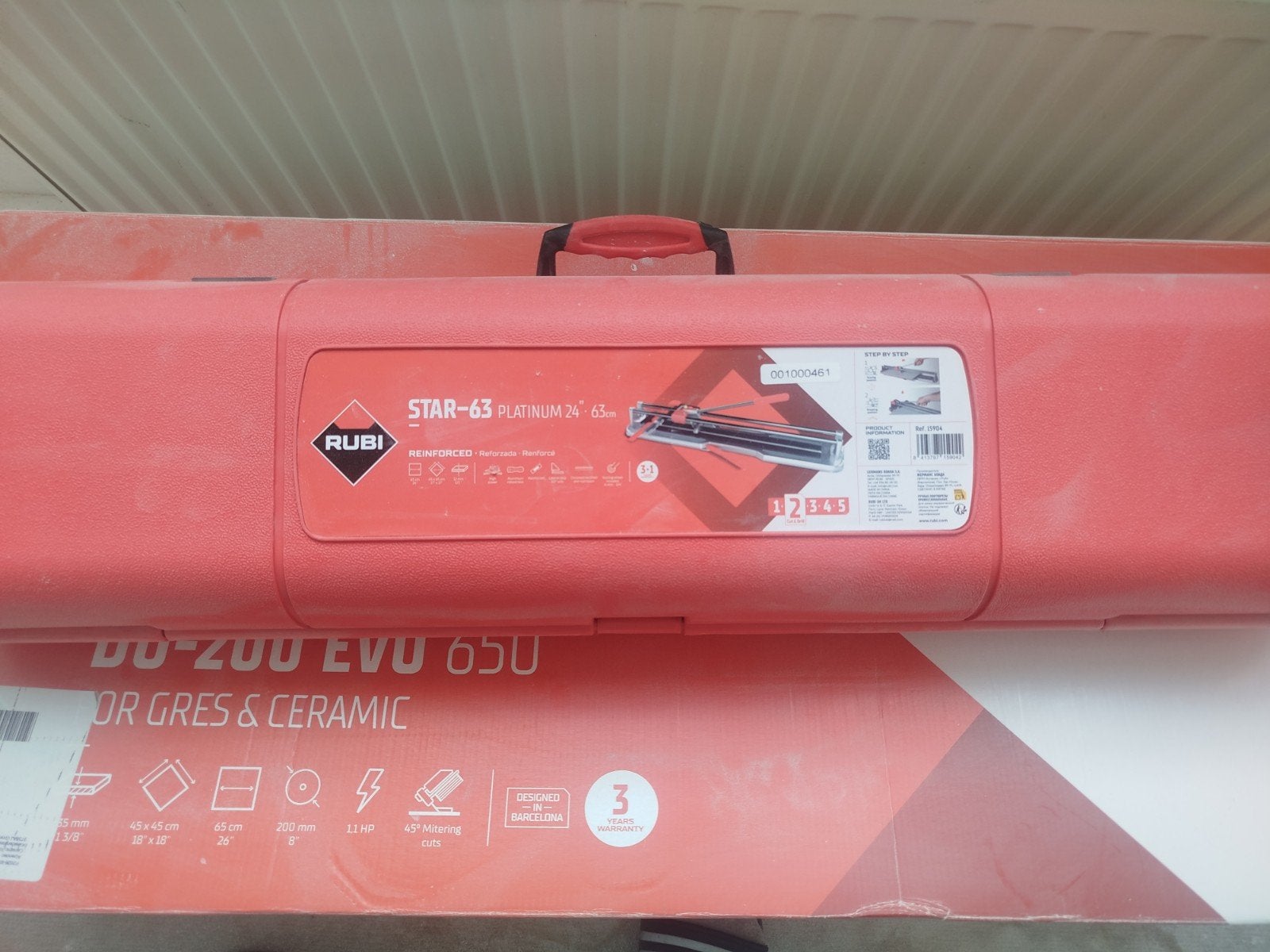 Rubi Star-63 Platinum 24" Tegelsnijder, Ophalen, Zo goed als nieuw