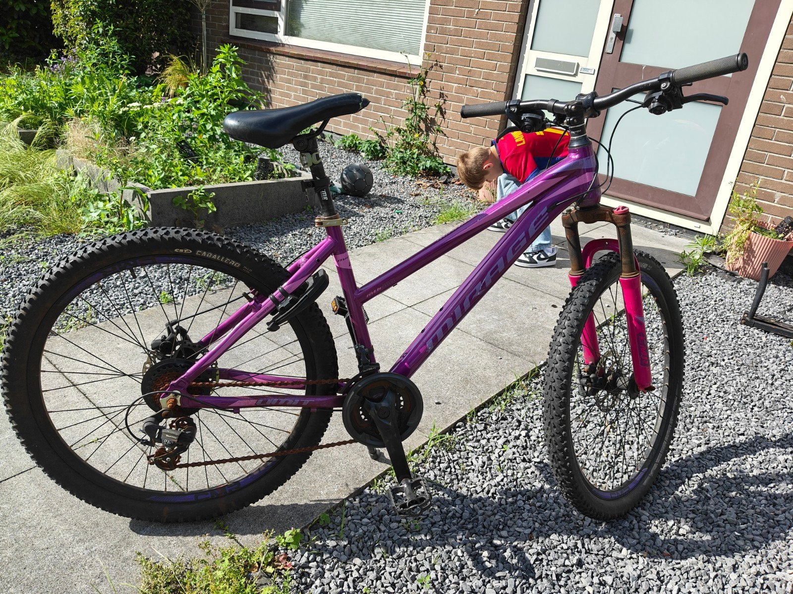 Paarse Mountainbike - Mirage Limit - Goede Staat, Ophalen of Verzenden, Gebruikt, Overige merken