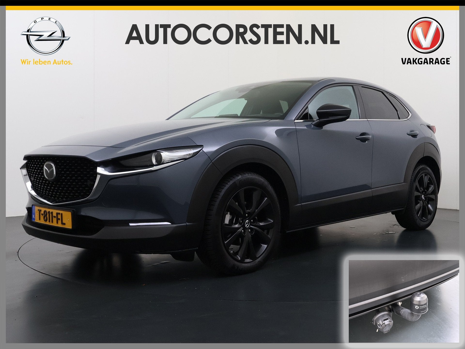 Mazda CX-30 2.0I 187PK M.Hybrid Automaat Trekhaak Adap.Cruis, Auto's, Stof, Gebruikt, Origineel Nederlands, SUV of Terreinwagen