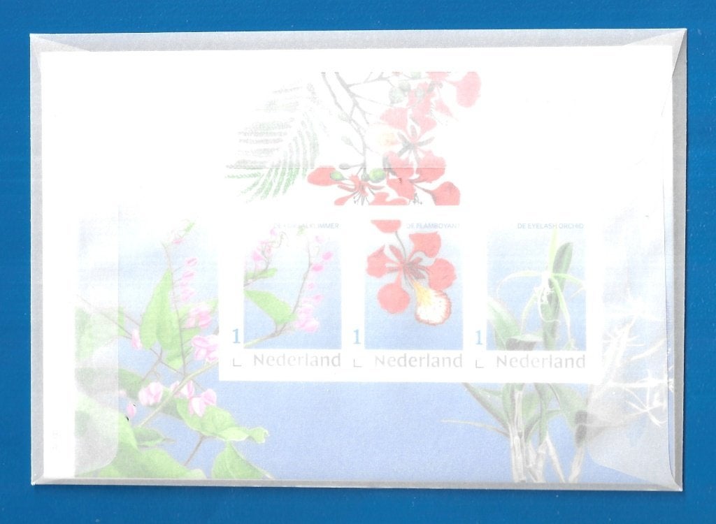 Postset Flora Sint Eustatius, Verzenden, Na 1940, Postfris