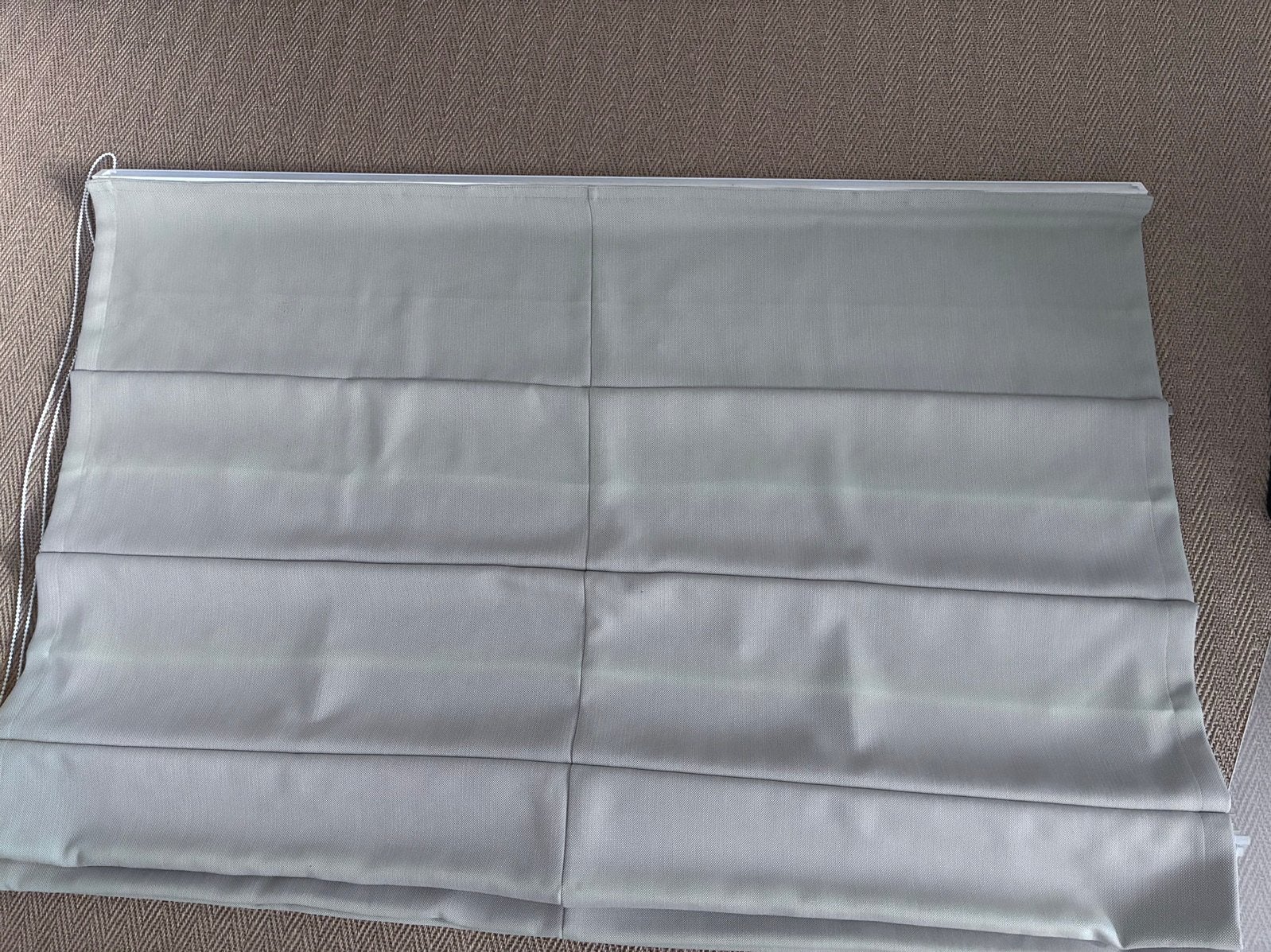Hema Vouwgordijn Verduisterend - Licht Verkleurd, Ophalen, Overige merken, 160 cm, Verduisterend